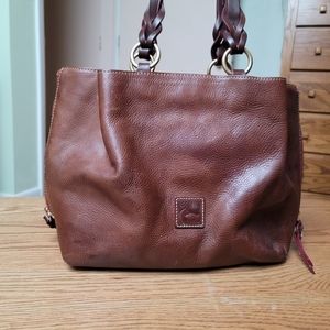Dooney large satchel tote handbag